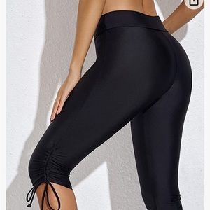 Long Boardshort Swim Bottom High Waisted Tankini Swimwear Short